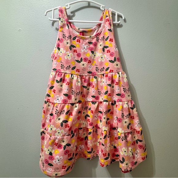 Cutie Patootie Floral Pink Sleeveless Dress, Size 3T - Picture 1 of 3